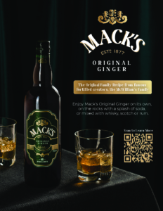 Mack’s Original Ginger Beer – Sell Sheet