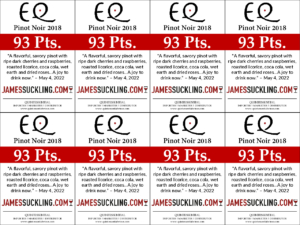 2018 Matetic Vineyards EQ ‘Granite’ Pinot Noir – 93 points, James Suckling – Shelftalker