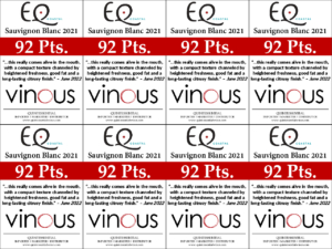 2021 Matetic Vineyards EQ ‘Coastal’ Sauvignon Blanc – 92 points, Vinous – Shelftalker