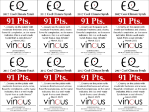 2017 Matetic Vineyards EQ ‘Cool Climate’ Syrah – 91 points, Vinous – Shelftalker
