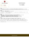 Ironstone Cabernet Sauvignon – Press Highlights