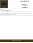 Ironstone Reserve Chardonnay – Press Highlights