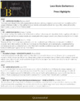 Luca Bosio Barbaresco DOCG – Press Highlights