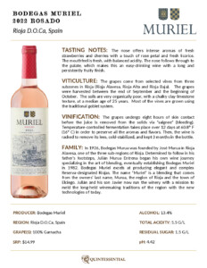 2022 Muriel Rosado – Fact Sheet