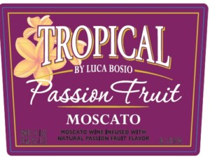 Tropical Passion Fruit Moscato – Front Label