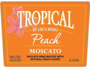 Tropical Peach Moscato – Front Label