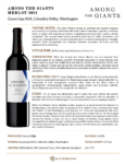 2021 Among the Giants Merlot – Fact Sheet