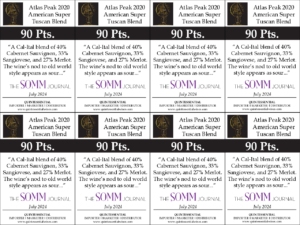 2020 Atlas Peak American Super Tuscan Blend – 90 points, Somm Journal – Shelftalker