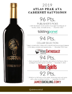 2019 Atlas Peak AVA Cabernet Sauvignon – Accolade Sell Sheet – Accolade Sell Sheet