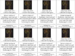 Atlas Peak AVA Cabernet Sauvignon –  Generic Shelftalker