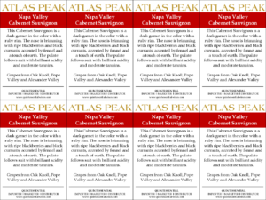 Atlas Peak Napa Valley Cabernet Sauvignon –  Generic Shelftalker