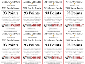 2018 Attilio Ghisolfi Barolo Bussia – 93 points, Wine Enthusiast – Shelftalker
