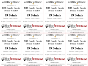 2018 Attilio Ghisolfi Barolo Bussia Bricco Visette – 95 points, Wine Enthusiast – Shelftalker