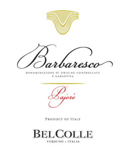 Bel Colle Barbaresco DOCG Pajorè – Front Label – Non-Vintage