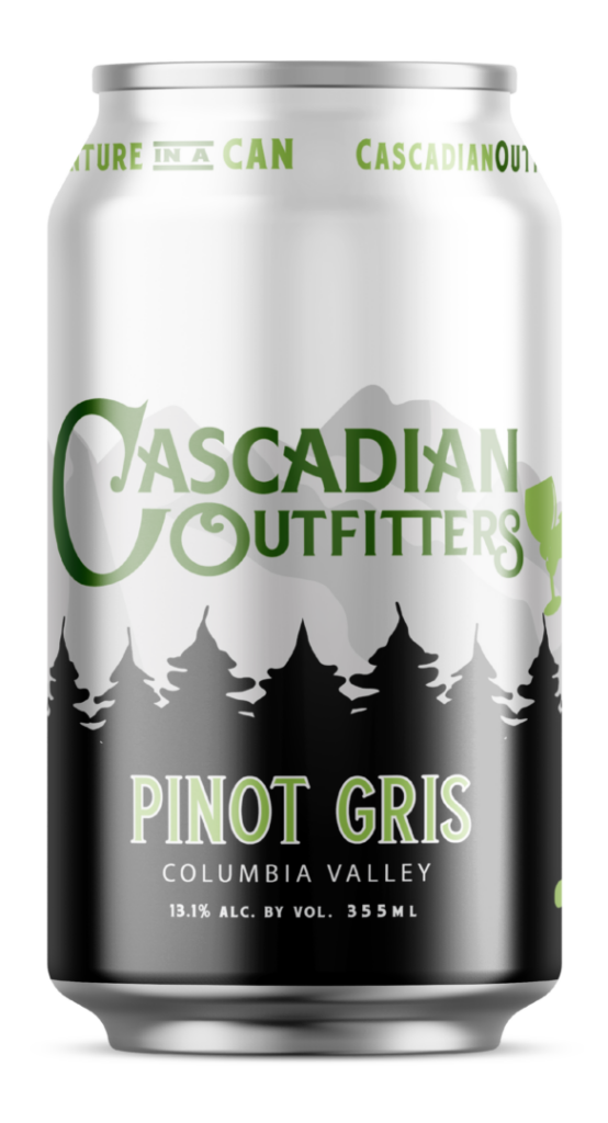 Cascadian Outfitters Pinot Gris 335mL Can bottle image