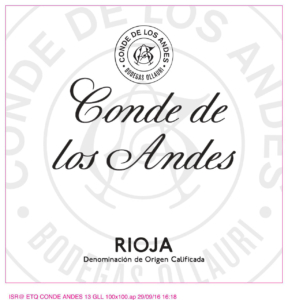 Conde de los Andes Colección Histórica – Front Label – 2004 & Before