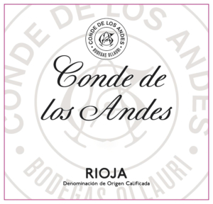 Conde de los Andes Tempranillo – Front Label – Non-Vintage