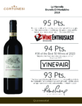 2018 Cortonesi La Mannella Brunello di Montalcino – Accolades Sell Sheet
