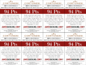 2019 Cortonesi La Mannella Brunello di Montalcino – 94 points, James Suckling – Shelftalker