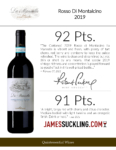 2019 Cortonesi La Mannella Rosso di Montalcino – Accolades Sell Sheet