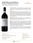 2021 Cortonesi La Mannella Rosso di Montalcino – Fact Sheet