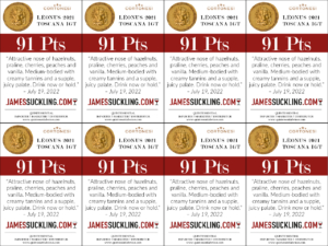 2021 Cortonesi Lèonus Toscana IGT – 91 points, James Suckling – Shelftalker