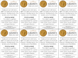 Cortonesi Lèonus Toscana IGT – Generic Shelftalker