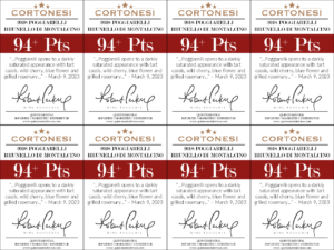 2018 Cortonesi Poggiarelli Brunello di Montalcino – 94 points, Wine Advocate – Shelftalker
