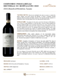2019 Cortonesi Poggiarelli Brunello di Montalcino – Fact Sheet
