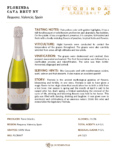 Florinda Cava Brut – Fact Sheet