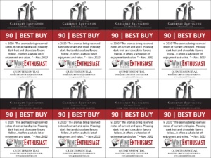 2020 G3 Cabernet Sauvignon – 90 points, Wine Enthusiast – Shelftalker