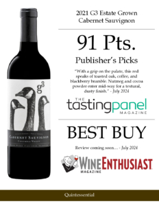 2021 G3 Cabernet Sauvignon – Accolade Sell Sheet