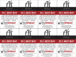 2021 G3 Red Blend – 92 points, Wine Enthusiast – Shelftalker