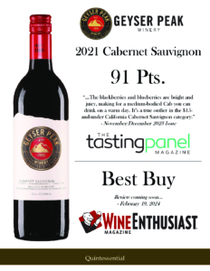 2021 Geyser Peak Cabernet Sauvignon – Accolade Sell Sheet