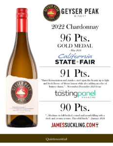 2022 Geyser Peak Chardonnay – Accolade Sell Sheet