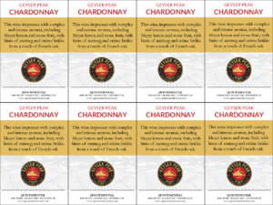 Geyser Peak Chardonnay –  Generic Shelftalker