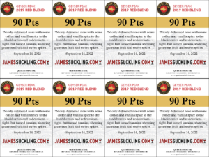 2019 Geyser Peak Red Blend – 90 points, James Suckling – Shelftalker