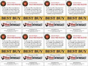 2021 Geyser Peak Red Blend – Best Buy, Wine Enthusiast – Shelftalker
