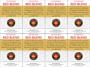 Geyser Peak Red Blend –  Generic Shelftalker