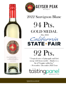2022 Geyser Peak Sauvignon Blanc – Accolade Sell Sheet