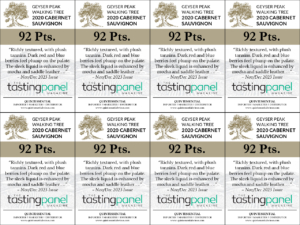 2020 Geyser Peak Walking Tree Cabernet Sauvignon – 92 points, Tasting Panel – Shelftalker