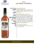 2019 Art.Terra Curtimenta – Fact Sheet