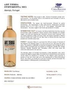 2021 Art.Terra Curtimenta – Fact Sheet