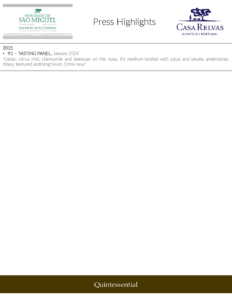 Herdade de São Miguel Colheita Seleccionada Branco – Press Highlights