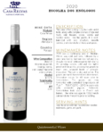 2020 Herdade de São Miguel Escolha dos Enologos Red Wine – Fact Sheet