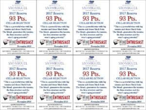 2017 Herdade de São Miguel Reserva – 93 points, Wine Enthusiast – Shelftalker