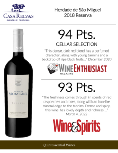 2018 Herdade de São Miguel Reserva – Accolade Sell Sheet