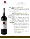 2020 Ironstone Cabernet Franc – Fact Sheet