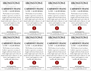 Ironstone Cabernet Franc –  Generic Shelftalker