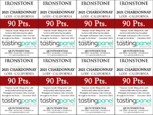 2021 Ironstone Chardonnay – 90 points, Tasting Panel – Shelftalker